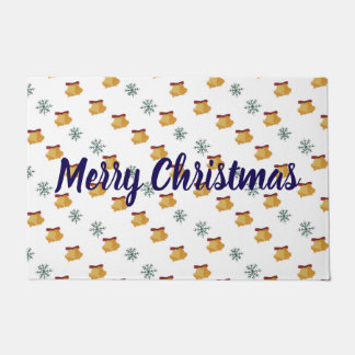 Felpudo Merry Christmas Bell Doormat