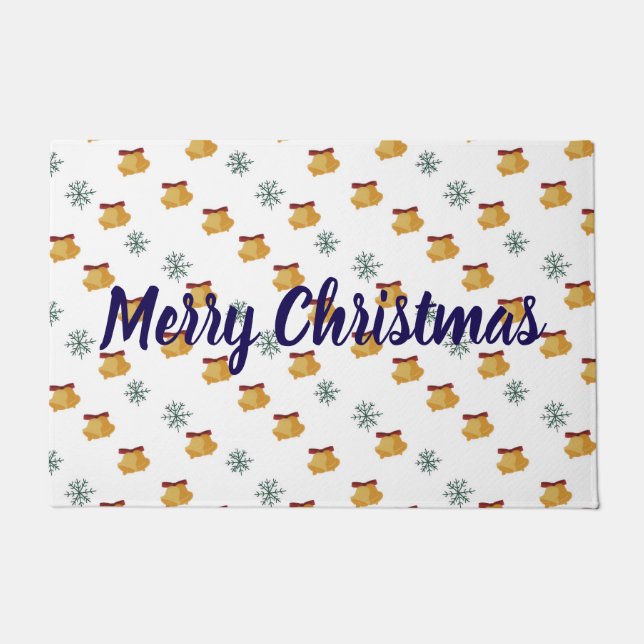 Felpudo Merry Christmas Bell Doormat (Anverso)