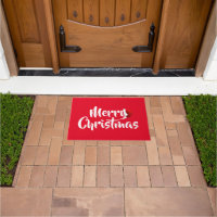Merry Christmas Door Mat
