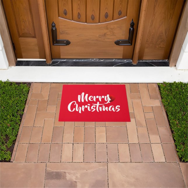 Felpudo Merry Christmas Door Mat (Exterior)