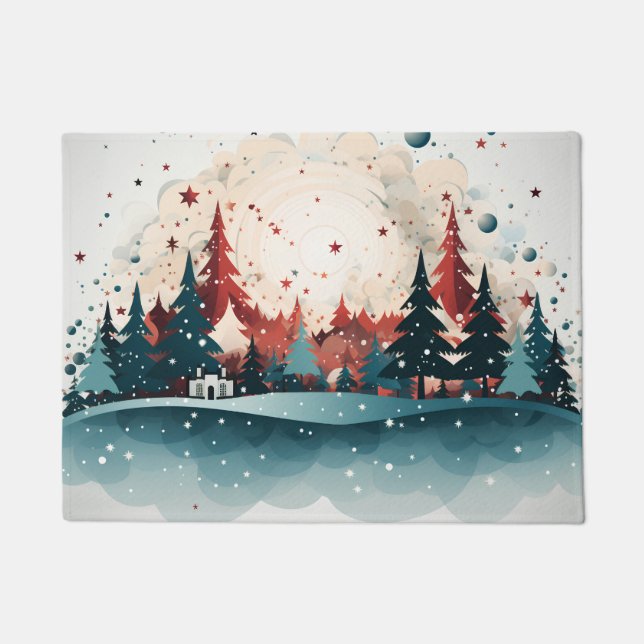 Felpudo Merry Christmas Doormat Design (Anverso)