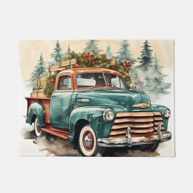 Felpudo Merry Christmas Doormat Design (Anverso)