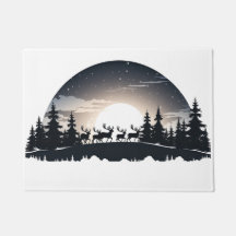 Merry Christmas Doormat Design