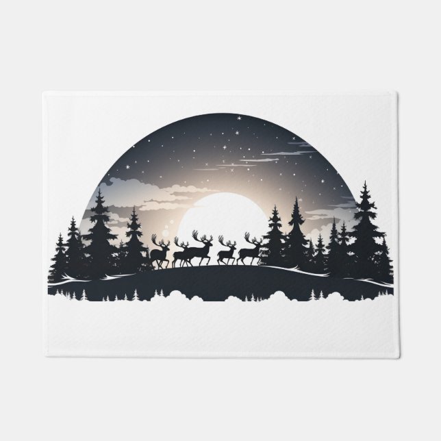 Felpudo Merry Christmas Doormat Design (Anverso)