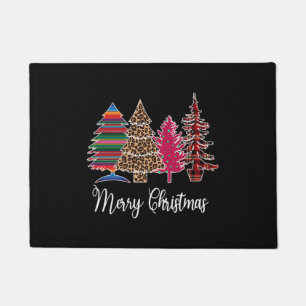 Felpudo Merry Christmas Pine Tree