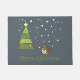 Felpudo Merry Christms Hedgehog