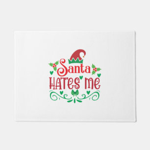 Felpudo Merry Xmas Santa me odia