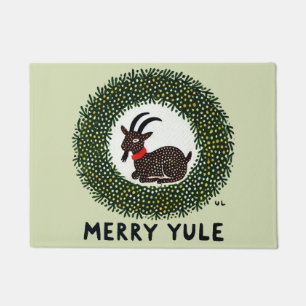 Felpudo Merry Yule Goat