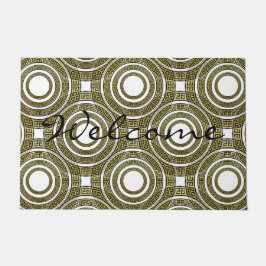 Felpudo Metro de clave griega en Artdeco de simetría geomé