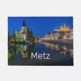 Felpudo Metz Temple Neuf France Noche Moselle Souvenir