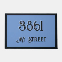 Mi dirección en azul