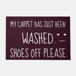 FELPUDO MI MOQUETA ACABA DE SER LAVADA DE ZAPATOS POR DIVE