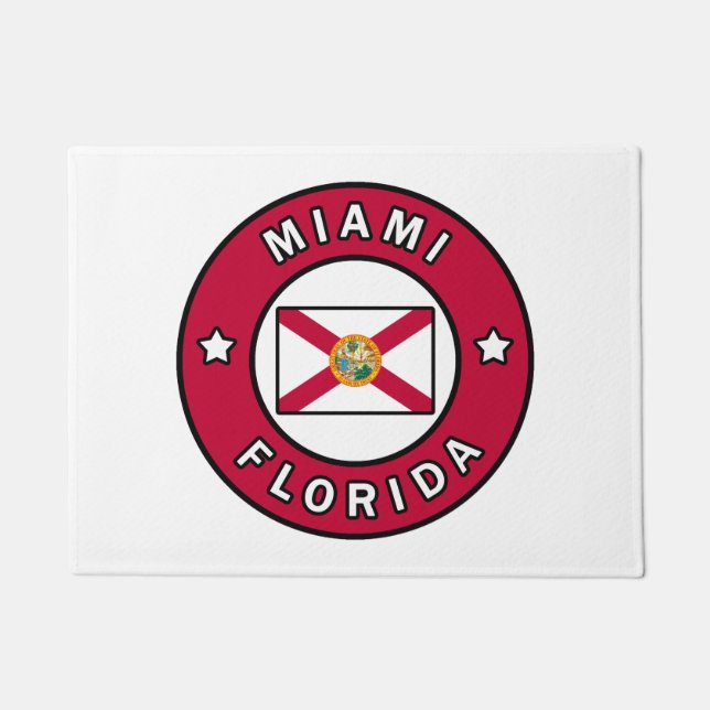 Felpudo Miami Florida (Anverso)