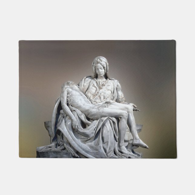 Felpudo Michelangelo - La Pieta (Anverso)
