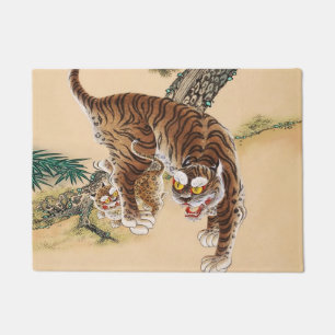 Felpudo Minhwa Tigre Feo Coreano