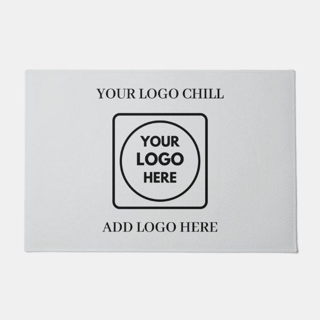 Felpudo Minimalist Custom Logo Kraft Doormat (Anverso)