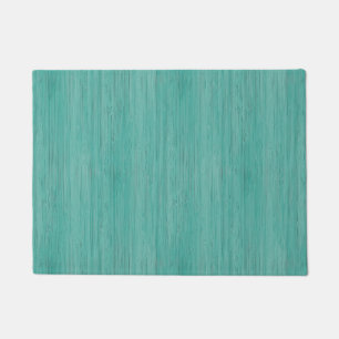 Felpudo Mirada de madera de bambú del grano del Aquamarin