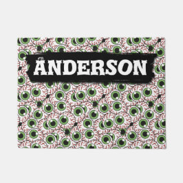 Felpudo Mirada fija siniestra misteriosa de los globos del