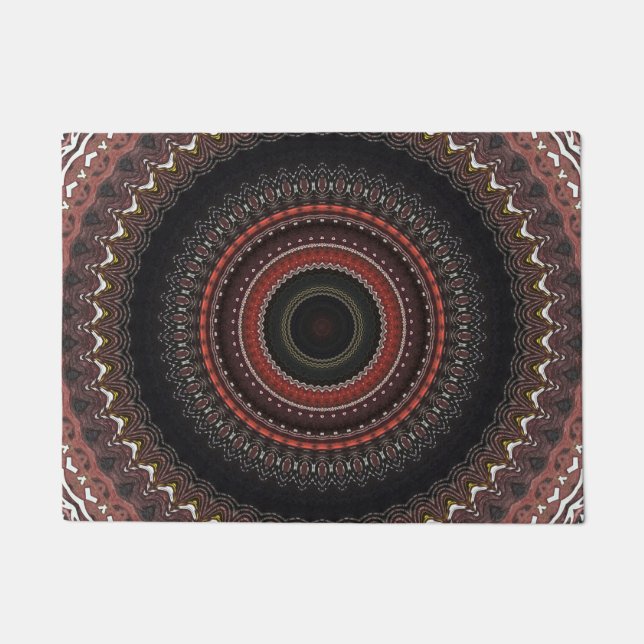 Felpudo Mirror Lab Mandala 70 (Anverso)