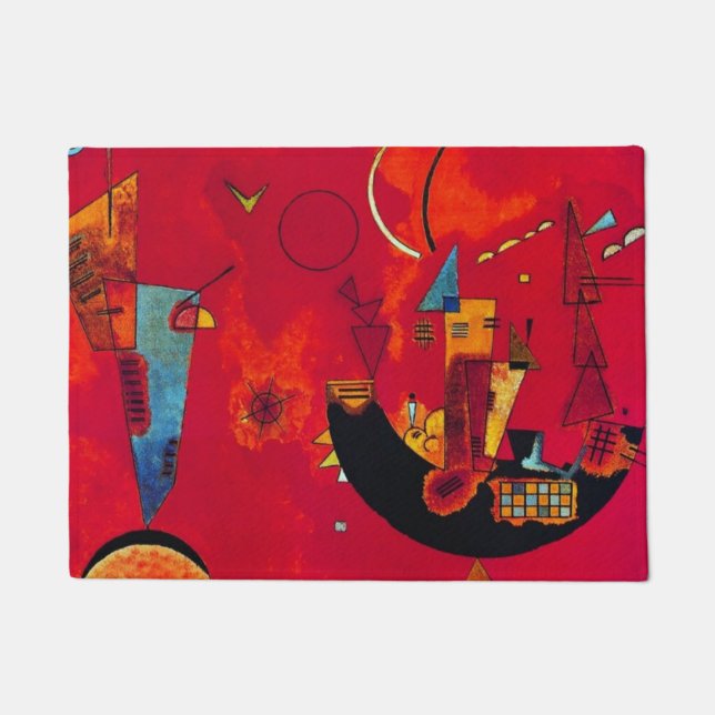 Felpudo Mit und Gegen, 1929 por Wassily Kandinsky (Anverso)