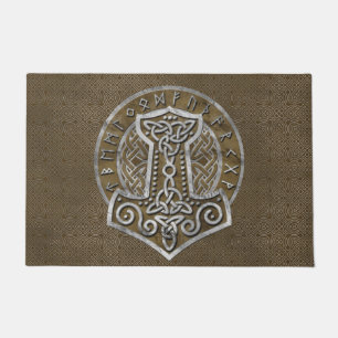 Felpudo Mjolnir - el martillo del Thor