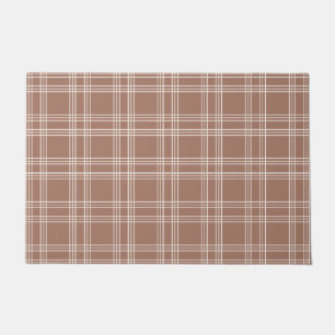 Felpudo Mocha Mousse Gingham