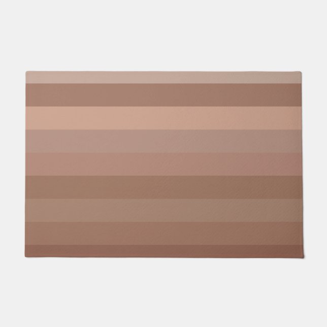 Felpudo Mocha Mousse Stripes (Anverso)