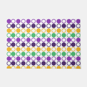 Felpudo Mod Mardi Gras Lunares