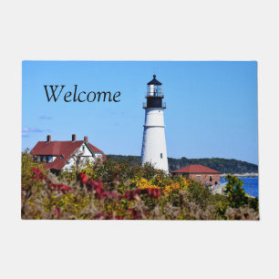 Felpudo Moda de bienvenida de Portland Head Light