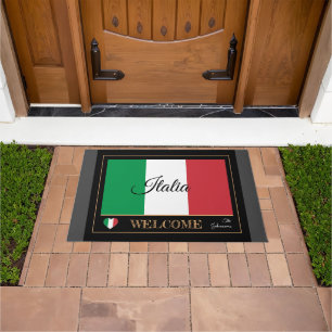 Felpudo Moda de la casa de bandera italiana / deportes Bie