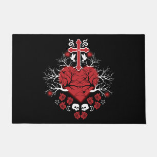 Felpudo Moda del Punk de gótico Post