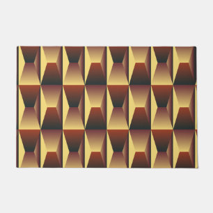 Felpudo Moda elegante del patrón- Geométrica moderna elega