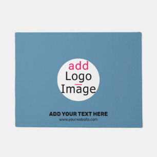 Felpudo Moda empresarial Personalizable promocional azul t