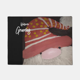 Felpudo Moda gnome de bienvenida