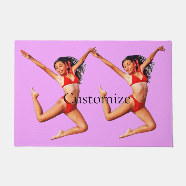 Felpudo Modelo de baile bikini Thunder_Cove (Anverso)