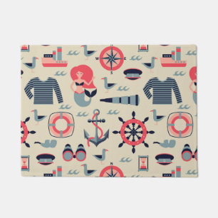 Felpudo Modelo de la vida marina