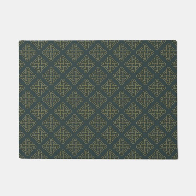 Felpudo Modelo de nudo céltico elegante (Anverso)