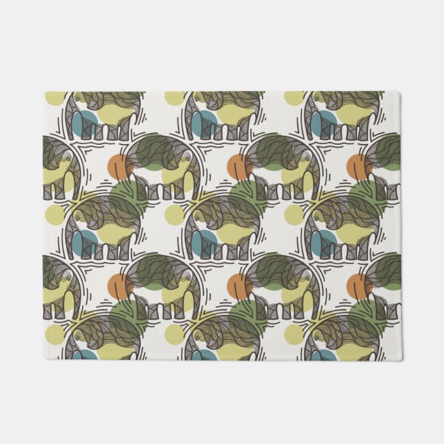 Felpudo Modelo del elefante (Anverso)