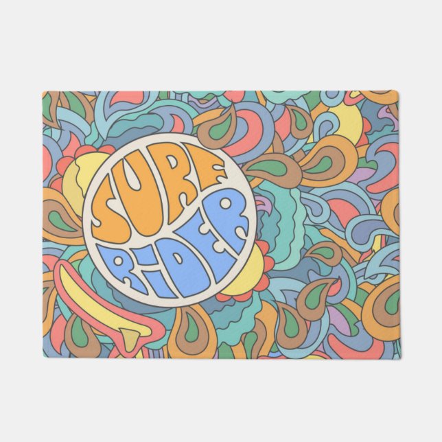 Felpudo Modelo del jinete de la resaca (Anverso)