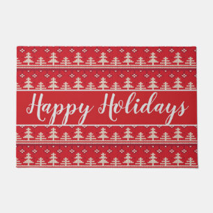 Felpudo Modelo nórdico del navidad buenas fiestas