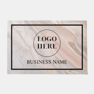 Felpudo Modern Elegant Business Logo Doormat