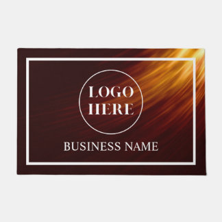 Felpudo Modern Elegant Business Logo Doormat