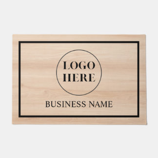 Felpudo Modern Elegant Business Logo Doormat