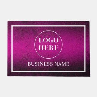 Felpudo Modern Elegant Business Logo Doormat