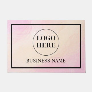 Felpudo Modern Elegant Business Logo Doormat