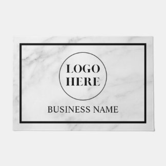 Felpudo Modern Elegant Business Logo Doormat