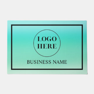 Felpudo Modern Elegant Business Logo Doormat