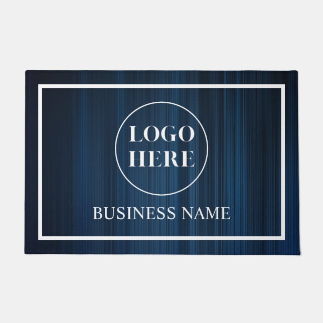 Felpudo Modern Elegant Business Logo Doormat (Anverso)