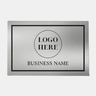 Felpudo Modern Elegant Business Logo Doormat