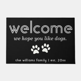 Felpudo Moderna Esperanza Personalizada Que Te Gustan Los